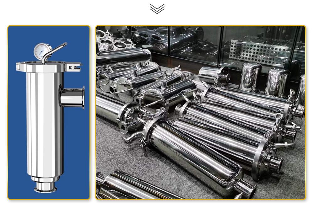 Angle filter - Stainless Filters Factory